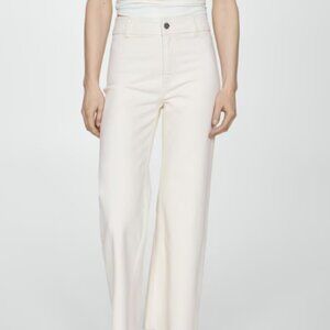 Mango Catherin culotte high-rise jeans